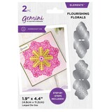 Gemini Kaleidoscope Origami Cut & Emboss Elements Die Flourishing Florals (CC-DCE-MD-FLFL) (DISCONTINUED)