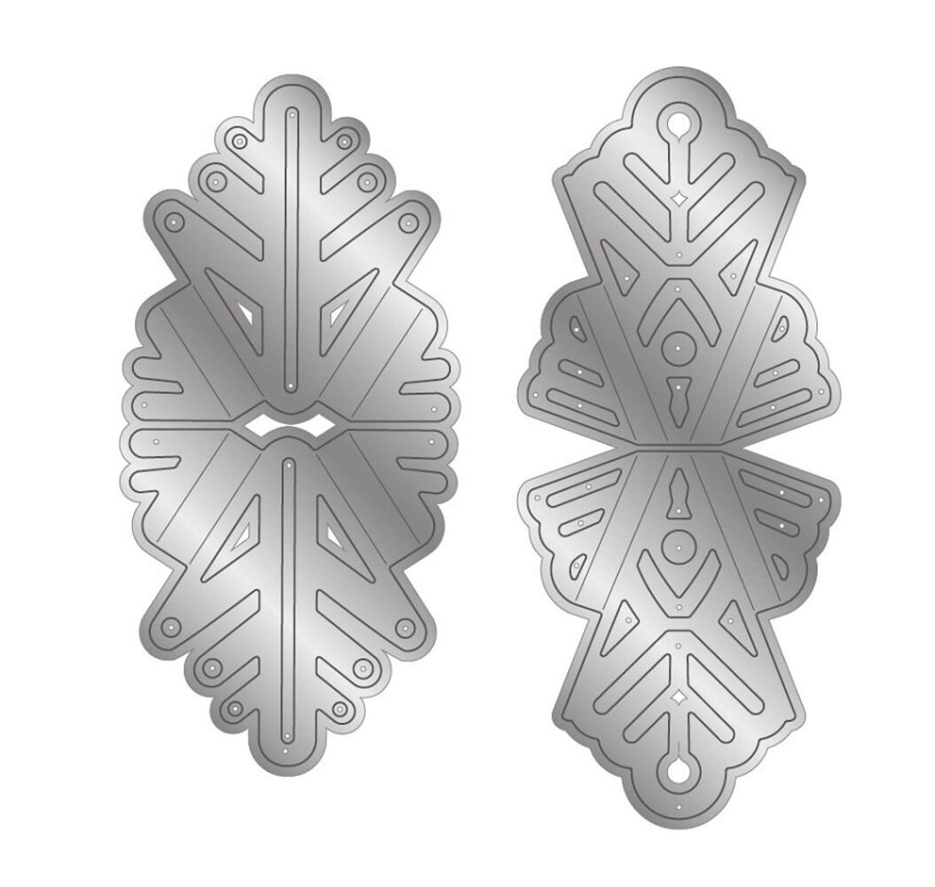 Gemini Kaleidoscope Origami Cut & Emboss Elements Die Seasonal Snowflakes (CC-DCE-MD-SESN) (DISCONTINUED) Gemini Kaleidoscope Origami Cut & Emboss Elements Die Seasonal Snowflakes (CC-DCE-MD-SESN) (DISCONTINUED)
