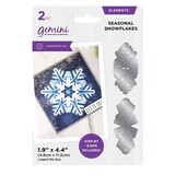 Gemini Kaleidoscope Origami Cut & Emboss Elements Die Seasonal Snowflakes (CC-DCE-MD-SESN) (DISCONTINUED)