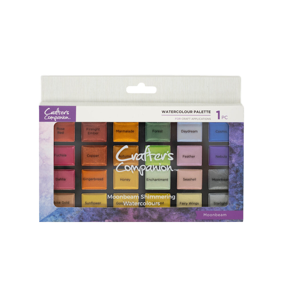Crafter's Companion Shimmer Watercolour Palette Moonbeam (CC-SHWAPAL-MB) Crafter's Companion Shimmer Watercolour Palette Moonbeam (CC-SHWAPAL-MB)