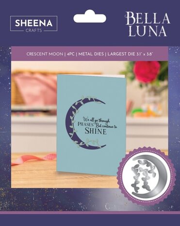 Crafter's Companion Bella Luna Metal Die Crescent Moon (SD-BL-MD-CRMO) (OUTLET)