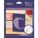 Crafter's Companion Bella Luna Stamp & Die Floral Crescent (SD-BL-STD-FLCR) (OUTLET)