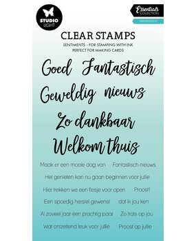 Studio Light Fantastisch Essentials Clear Stamps (SL-ES-STAMP558) (OUTLET) Studio Light Fantastisch Essentials Clear Stamps (SL-ES-STAMP558) (OUTLET)