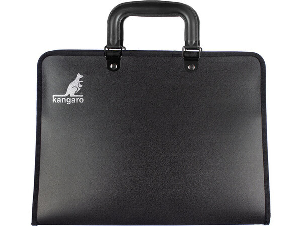Kangaro Drawing Folder A4 Black w/ Handle (K-830211) (DISCONTINUED)