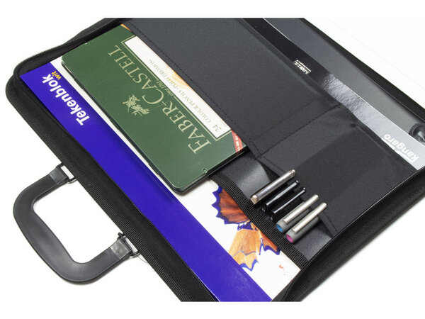 Kangaro Drawing Folder A4 Black w/ Handle (K-830211) (DISCONTINUED)