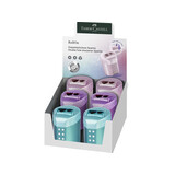 Faber Castell RollOn Sparkle Sharpener Double Hole Pink/Violet/Ocean Metallic (6pcs) (FC-183900) (DISCONTINUED)