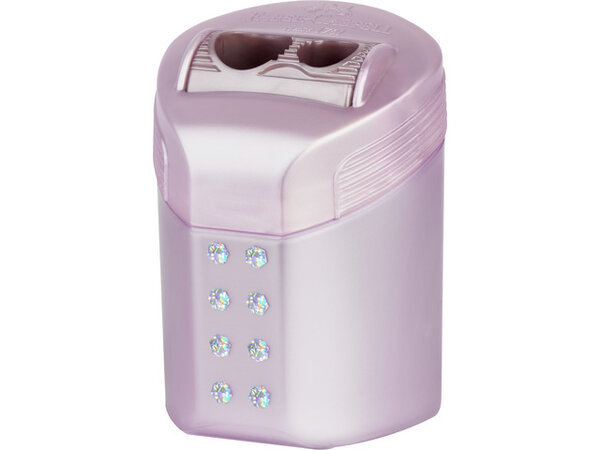 Faber Castell RollOn Sparkle Sharpener Double Hole Pink/Violet/Ocean Metallic (6pcs) (FC-183900) (DISCONTINUED) Faber Castell RollOn Sparkle Sharpener Double Hole Pink/Violet/Ocean Metallic (6pcs) (FC-183900) (DISCONTINUED)