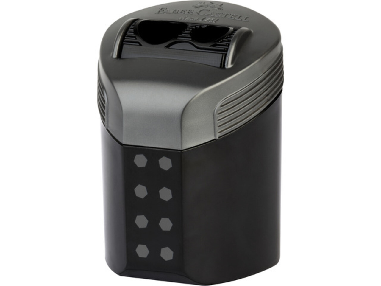 Faber Castell RollOn Sparkle Sharpener Double Hole Midnight Black/Deep Blue (6pcs) (FC-183910) (DISCONTINUED) Faber Castell RollOn Sparkle Sharpener Double Hole Midnight Black/Deep Blue (6pcs) (FC-183910) (DISCONTINUED)