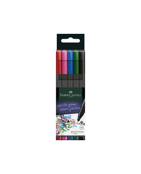Faber Castell Fineliner 0,4mm Basic (5pcs) (FC-151604) (DISCONTINUED)