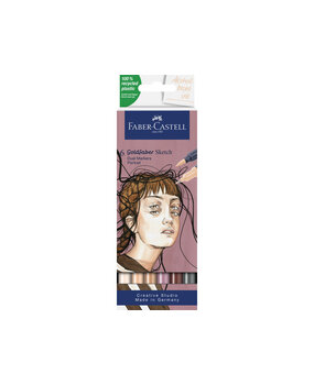 Faber Castell Goldfaber Sketch Dual Markers Alcohol-based Portrait (6pcs) (FC-164812)