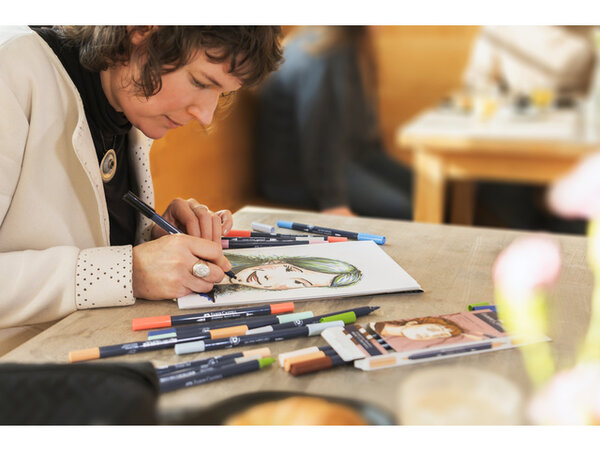 Faber Castell Goldfaber Sketch Dual Markers Alcohol-based Portrait (6pcs) (FC-164812)