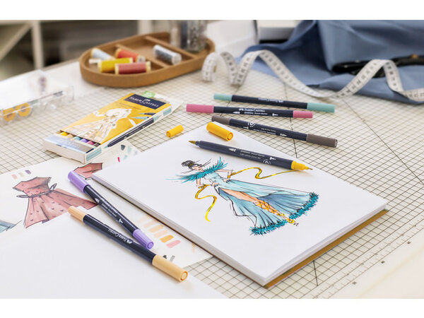 Faber Castell Goldfaber Sketch Dual Markers Alcohol-based Fashion (6pcs) (FC-164808) (DISCONTINUED) Faber Castell Goldfaber Sketch Dual Markers Alcohol-based Fashion (6pcs) (FC-164808) (DISCONTINUED)