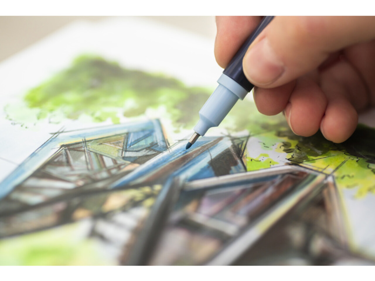 Faber Castell Goldfaber Sketch Dual Markers Alcohol-based Architecture (6pcs) (FC-164807) Faber Castell Goldfaber Sketch Dual Markers Alcohol-based Architecture (6pcs) (FC-164807)