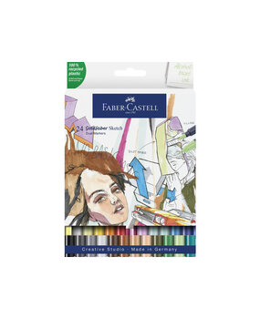 Faber Castell Goldfaber Sketch Dual Markers Alcohol-based (24pcs) (FC-164724)