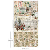 Re-Design with Prima Holly Jolly Hideaway 19.5x30 Inch Tissue Paper (3pcs) (668693) (DISCONTINUED)