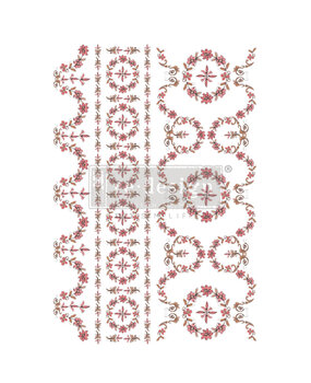 Re-Design with Prima Annie Sloan Flower Garland 24x35 Inch Decor Transfers (1pcs) (667771) (DISCONTINUED)