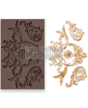 Re-Design with Prima Kacha Majestic Flourish 5x8 Inch Decor Mould (667238)