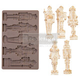 Re-Design with Prima Wooden Nutcracker 5x8 Inch Decor Mould (667122)