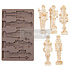 Wooden Nutcracker 5x8 Inch Decor Mould (667122) Wooden Nutcracker 5x8 Inch Decor Mould (667122)