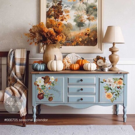 Re-Design with Prima Seasonal Splendor 8.5x11 Inch Middy Decor Transfers (3pcs) (666705) (DISCONTINUED)