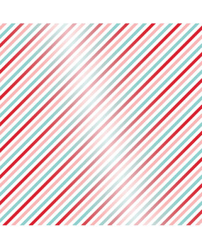 Bella BLVD Candy Cane Stripe Clear Cuts (BB2827) (OUTLET)
