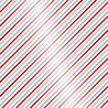 Bella BLVD Candy Cane Stripe Clear Cuts (BB2827) (OUTLET)