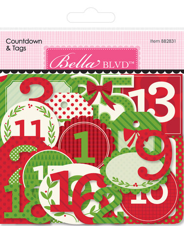 Bella BLVD Merry Little Christmas Countdown & Tags (BB2831) (DISCONTINUED) Bella BLVD Merry Little Christmas Countdown & Tags (BB2831) (DISCONTINUED)