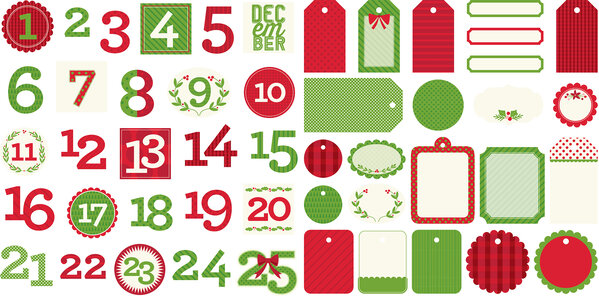 Bella BLVD Merry Little Christmas Countdown & Tags (BB2831) (DISCONTINUED) Bella BLVD Merry Little Christmas Countdown & Tags (BB2831) (DISCONTINUED)
