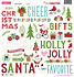 Merry Little Christmas Ciao Chipboard Icons (BB2832) (DISCONTINUED)