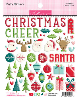 Bella BLVD Christmas Time Puffy Stickers (BB2833) (OUTLET)