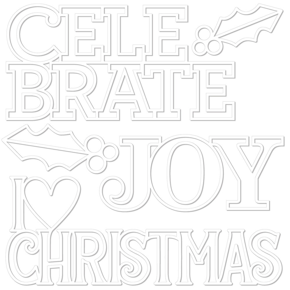 Bella BLVD Celebrate Cut Outs (BB2839) (DISCONTINUED) Bella BLVD Celebrate Cut Outs (BB2839) (DISCONTINUED)