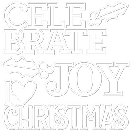 Bella BLVD Celebrate Cut Outs (BB2839) (DISCONTINUED) Bella BLVD Celebrate Cut Outs (BB2839) (DISCONTINUED)