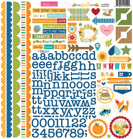 Bella BLVD One Fall Day Doohickey Cardstock Stickers (BB2802) (DISCONTINUED) Bella BLVD One Fall Day Doohickey Cardstock Stickers (BB2802) (DISCONTINUED)