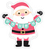Santa Sticker Doodle (8306) (OUTLET)