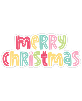 Doodlebug Design Merry Christmas Sticker Doodle (8305) (DISCONTINUED)