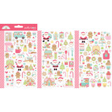 Doodlebug Design Gingerbread Kisses Mini Icons Stickers (8298) (DISCONTINUED)