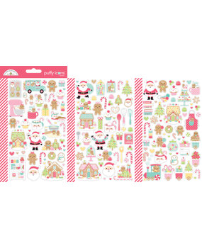 Doodlebug Design Gingerbread Kisses Mini Icons Stickers (8298) (DISCONTINUED)
