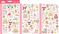 Gingerbread Kisses Mini Icons Stickers (8298) (OUTLET)