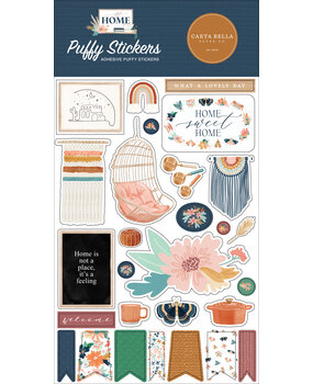 Carta Bella At Home Puffy Stickers (CBAH339066) (OUTLET)