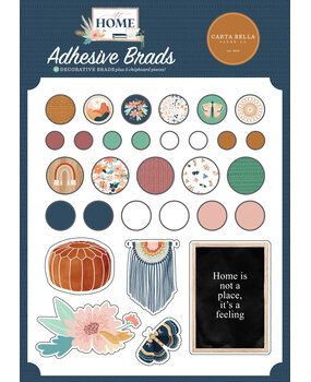 Carta Bella At Home Adhesive Brads (CBAH339020) (OUTLET)