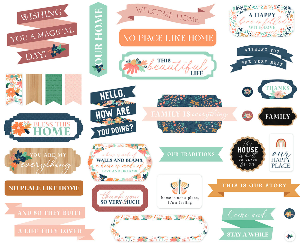 Carta Bella At Home Titles & Phrases (CBAH339032) (OUTLET) Carta Bella At Home Titles & Phrases (CBAH339032) (OUTLET)