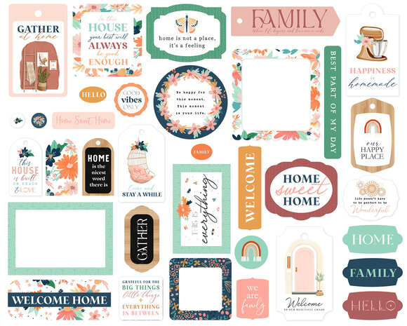Carta Bella At Home Frames & Tags (CBAH339025) (OUTLET) Carta Bella At Home Frames & Tags (CBAH339025) (OUTLET)