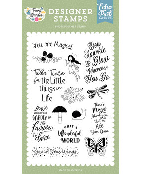 Echo Park Sparkle And Glow Designer Stamps (FG338043) (DISCONTINUED)