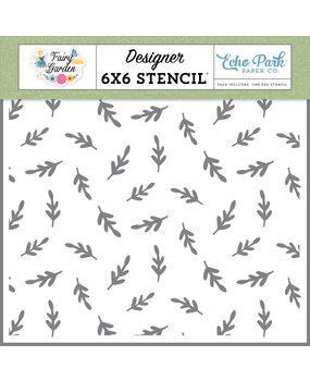 Echo Park Fairy Garden Greenery Stencil (FG338036) (DISCONTINUED)
