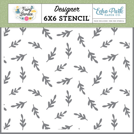 Echo Park Fairy Garden Greenery Stencil (FG338036) (OUTLET) Echo Park Fairy Garden Greenery Stencil (FG338036) (OUTLET)