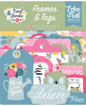 Echo Park Fairy Garden Frames & Tags (FG338025) (DISCONTINUED)