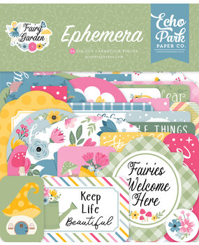 Echo Park Fairy Garden Ephemera (FG338024) (DISCONTINUED) Echo Park Fairy Garden Ephemera (FG338024) (DISCONTINUED)