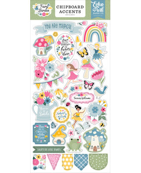 Echo Park Fairy Garden Chipboard Accents (FG338021) (DISCONTINUED)