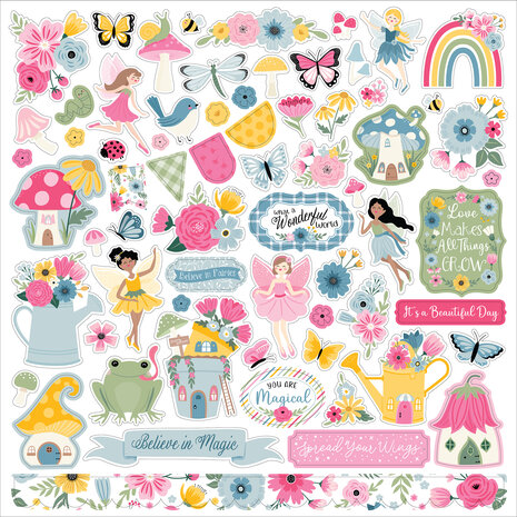 Echo Park Fairy Garden Element Sticker (FG338014) (DISCONTINUED)