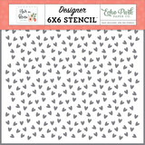 Echo Park Small Heart Scatter Stencil (YIR337035) (DISCONTINUED)